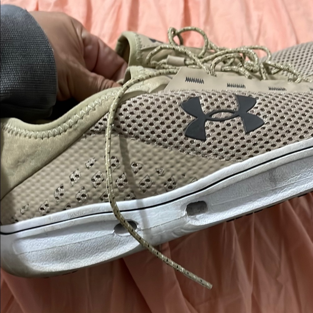 Under Armour Tan Athletic Shoes